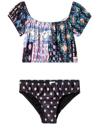 SEAFOLLY NIÑAS NUEVO CON ETIQUETAS HOMBRO DESCUBIERTO CONJUNTO DE BIKINI CORTO Foto 1 de 4
