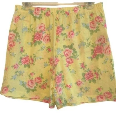 Pantalones Cortos de Salón Charter Club Tejidos Floral Algodón PEQUEÑOS Foto 1 de 3