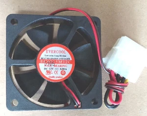 Evercool 60mm x 60mm x 15mm Ballbearing 4000RPM 12V 4Pin Molex Fan (EC6015M12C) - Picture 1 of 1