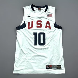 Maglia Da Basket NBA Authentic Kobe Dream Team USA Air Jordan LeBron 44 L - Picture 1 of 18