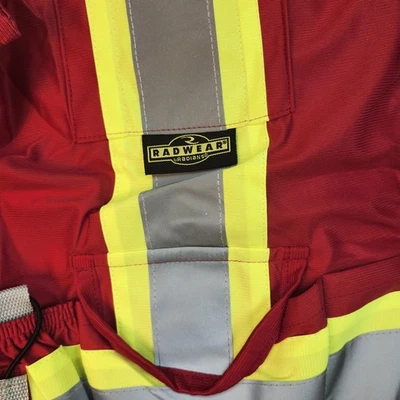 Radians RadWear Safety Vest Mens 2XL Red High Visibility Reflective Surveyors - Image 1 of 4