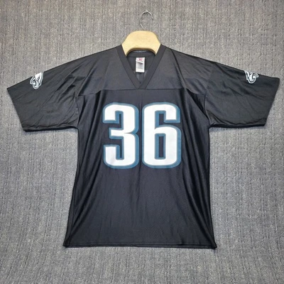 Camiseta Brian Westbrook #36 Eagles NFL Vintage Preta Y2K Throwback Masculina Grande - Imagem 1 de 4