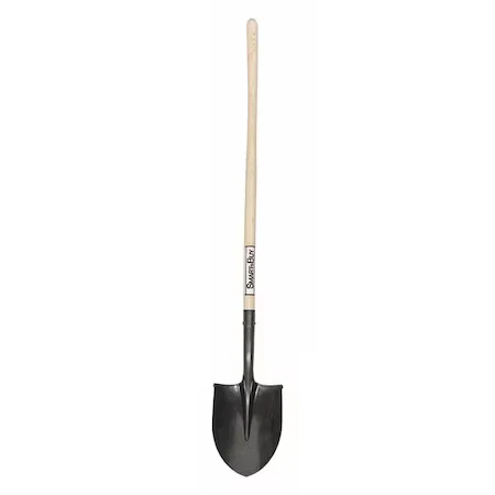 Seymour Midwest 49830Gra Round Point Shovel, 16 Ga 42 In L Wood Handle - Image 1 of 1