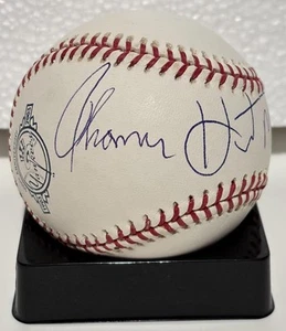 THOMAS HEARNS signierter "Hitman" OML Yankees Baseball JSA W213995 - Bild 1 von 1