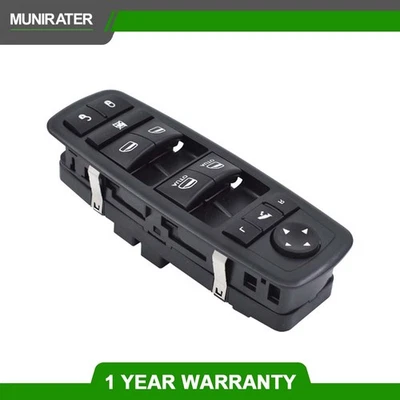 INTERRUPTOR DE CONTROL DE VENTANA PRINCIPAL PUERTA CONDUCTOR GRAND CHEROKEE 2014-2018 68184803AC Foto 1 de 4