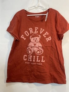 Old Navy Girls Size L10-12Forever Chill Rusty Torch Short-Sleeve Graphic T-Shirt - Picture 1 of 24