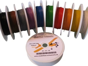 25 Meter Miniaturkabel Litze LIFY 0,05mm² braun - Bild 1 von 1