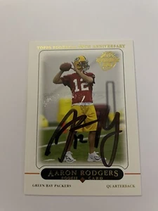 Aaron Rodgers HANDSIGNIERTE 2005 Topps Rookie Karte mit BAS COA SEHR SELTEN - Bild 1 von 6