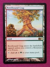 Magic The Gathering 2011 CORE SET M11 ROOTBOUND CRAG single land card MTG