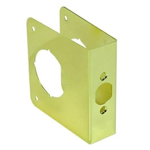 Ultra Security 59022R1 Polished Brass Door Reinforcer, Safety, Security, New - Picture 1 of 13