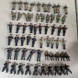 Lot 5-12 Stück 1:32 21st Century Ultimate Soldier WWII Pilot Panzer Crew Commander - Bild 1 von 41