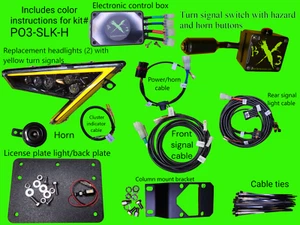 Polaris RZR Pro XP Pro R Turbo R headlight turn signal street legal kit - Foto 1 di 3