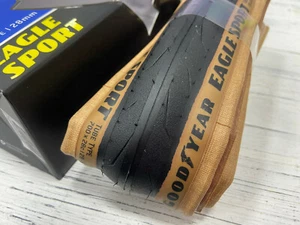 Neumático único Goodyear Eagle Sport tubo tipo 700x30 ciclismo carretera (bronceado) - Imagen 1 de 2