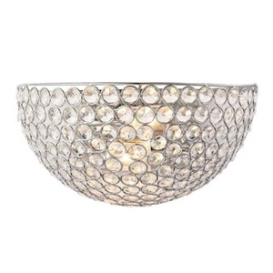 Endon 'Chryla' 2-Light Bathroom Wall Light, Button Gems. 60855 - Picture 1 of 1