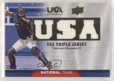 2009 Upper Deck USA Baseball Box Set Triple Jersey National Team Yasmani Grandal