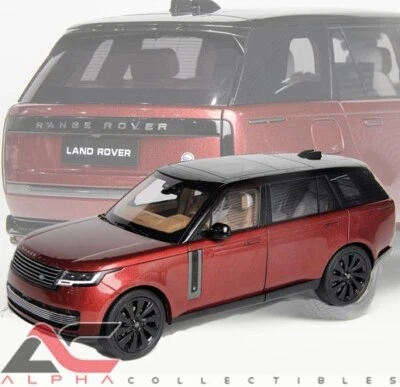 LCD MODELS LCD18017-RE 1:18 2022 LAND ROVER/RANGE ROVER SV SERENITY RED - Image 1 of 4