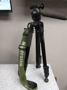 Manfrotto 290 Pan Tilt Head Video DSLR Head Aluminum Tripod 290BWB / MK28 READ - Picture 1 of 16