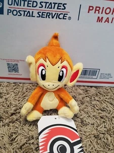 Chimchar 6" Plush Toy Pokemon Center Sitting Cuties NEW - Picture 1 of 3