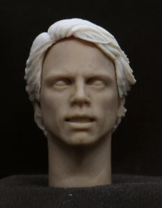 LUKE SKYWALLKER ROTJ STAR WARS CUSTOM RESIN HEAD SCULPT Action figures 1/6 Scale - Foto 1 di 3
