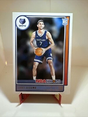 2021-2022 Panini Hoops SANTI ALDAMA ROOKIE CARD #207 Memphis Grizzlies RC NM - Image 1 of 2