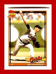 1991 Topps CRACKER JACK Mini #6 Ben McDonald, Near Mint Condition - Picture 1 of 2