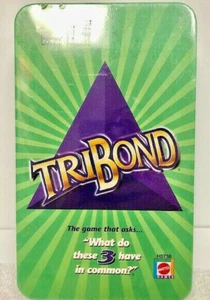 Nuevo juego de viaje TriBond de Mattel sellado en lata (H0738) - Imagen 1 de 3