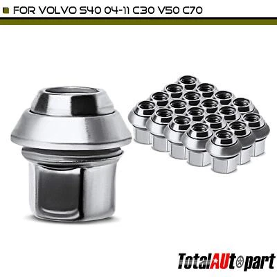 20x Tuerca de rueda M12-1.50 para Volvo S40 04-11 C30 07-10 V50 C70 delantera y trasera Foto 1 de 4