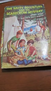 Vintage HAPPY HOLLISTERS and SCARECROW MYSTERY ~ Staubjacke ~ 1957 ~ Jerry West - Bild 1 von 5