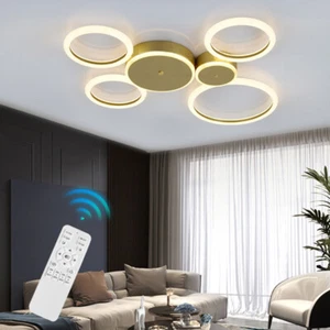 Kitchen Ceiling Lighting Ceiling Lamp LED Home Lights Bedroom Gold Ceiling Light - Picture 1 of 10