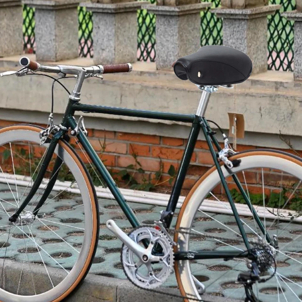 Stylish Vintage Bicycle Saddle for Enhanced Riding Comfort - Image 1 of 1