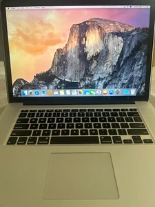 2014 Apple Macbook Pro 15" Laptop Retina i7+16GB RAM+256GB Storage OS X Yosemite - Picture 1 of 11
