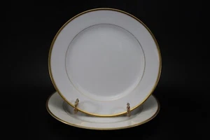 Noritake Colonial DINNER PLATE Set of 2  Gold Band 1911 Antique - Picture 1 of 8