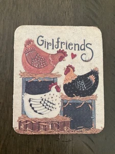 Girlfriends Hens Vintage 3D Decorative Refrigerator Magnet - Picture 1 of 2