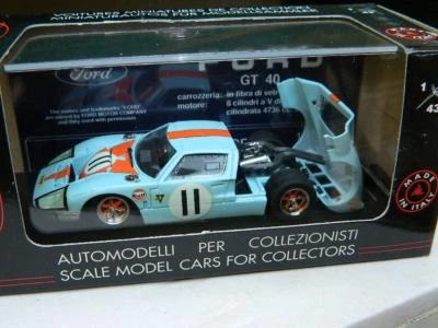 BANG Ford GT40 MK I LeMans 1968 #11 Oliver-Muir MNP#7072 NIB retired, 1:43 - Image 1 of 4