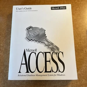 Microsoft Access User's Guide For Windows 1994 / Free Shipping - Picture 1 of 7