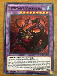 Yugioh! Myutant Synthesis PHRA-EN090 HOLO SUPER RARO 1ª Edición - Imagen 1 de 1