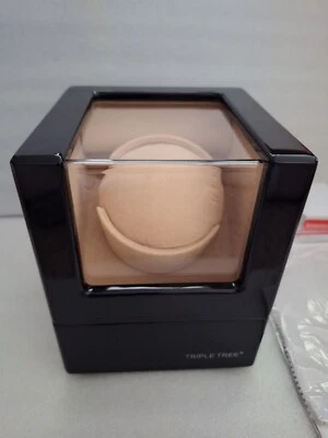 Enrollador de reloj Triple Tree GJ-29210 negro pequeño rasguño NUEVO Foto 1 de 4