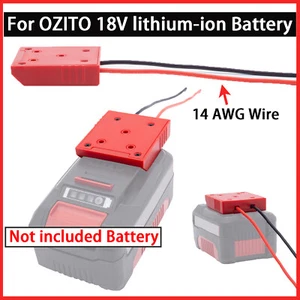Power Wheels Adapter For OZITO 18V Lithium-Ion Battery Dock Power Connector DIY - Picture 1 of 15