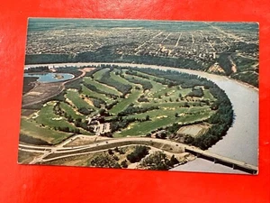 AERIAL VIEW EDMONTON MAYFAIR GOLF COUNTRY CLUB~ ALBERTA Canada~ UNUSED Postcard - Picture 1 of 2