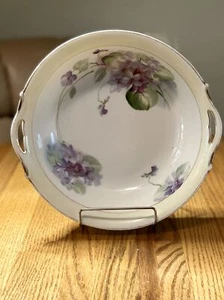 Antique Rising Sun Nippon Handpainted , 10" Large Bowl and Cottage Chic - Imagen 1 de 12