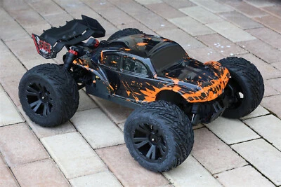 Custom Body Muddy Orange Buggy for ARRMA 1/10 Kraton 4S BLX 4x4 Truck Car Shell - Image 1 of 4