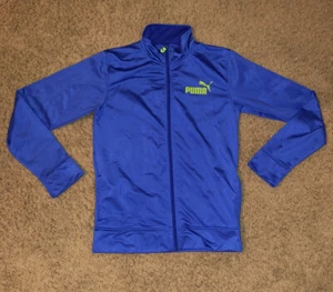 Puma Youth Extra Large Blue Sports Jacket - Picture 1 of 4