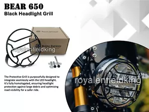 Genuine Royal Enfield Bear 650 "Black Headlight Grill" - Imagen 1 de 8