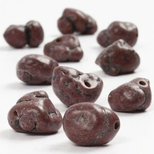 Popcornform Steinperlen braun D:15 mm Lochgröße: 1 mm 60 verschiedene ca. - Bild 1 von 1