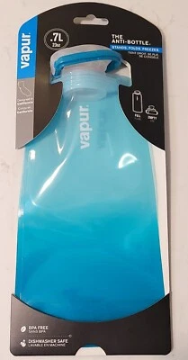Vapur Wide Mouth Bottle 7L 23oz Gradient Reusable Freezable Foldable Malibu Teal - Image 1 of 4