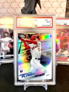 ⭐️ SHOHEI OHTANI 2018 TOPPS CROMO FRESHMAN FLASH #FF-1 PSA 9 COMO NUEVO CALIFICADO RC 🔥 - Imagen 1 de 2