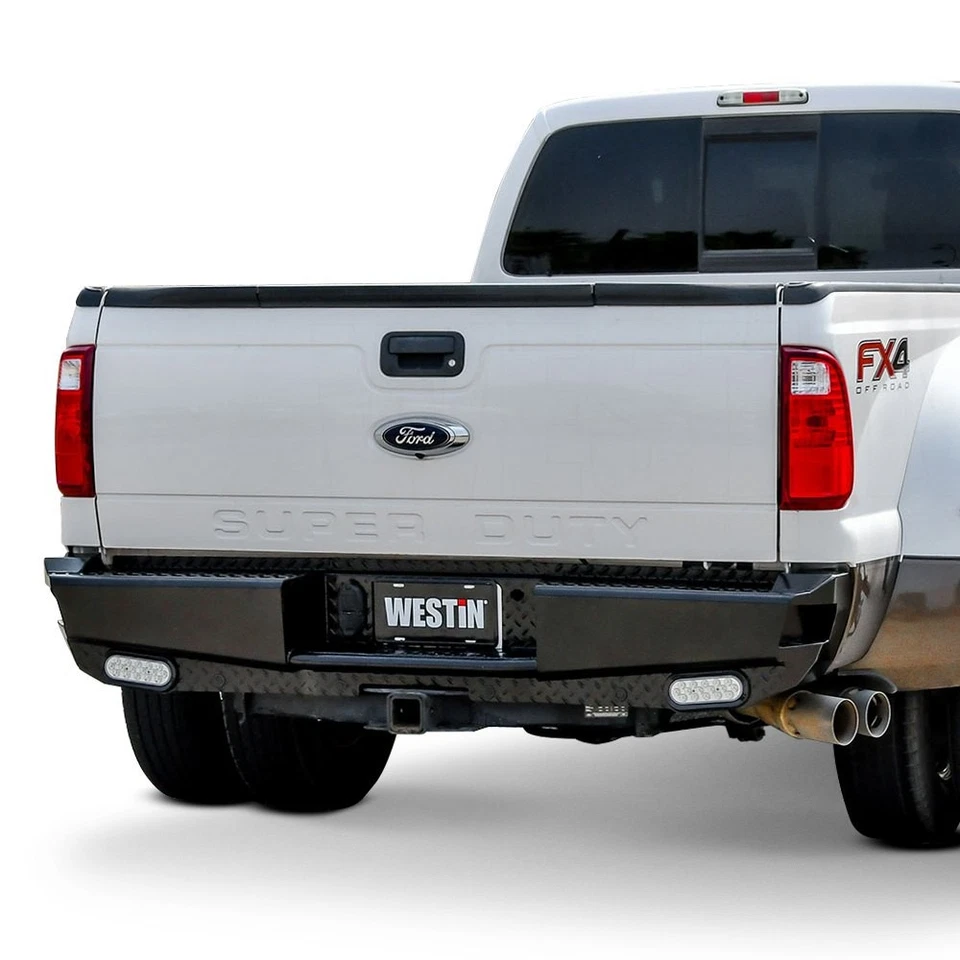 For Ford F-250 Super Duty 11-16 Rear Bumper HDX Bandit Full Width Black Powder Foto 1 de 4