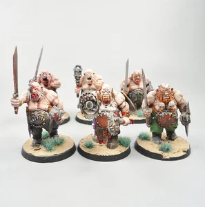 Ogor Mawtribes Ogor Gluttons x6 bemalt - Warhammer Fantasy Age of Sigmar - Bild 1 von 4