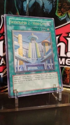 SKYSCRAPER 2 Hero City YU-GI-OH Foil 1st Edition SPELL Trading Card STON-EN048 - Image 1 of 2