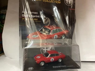 IXO ALFA ROMEO GIULIA SPRINT GTA 4h SEBRING 1966  die-cast 1/43, Nuova in teca - Immagine 1 di 4